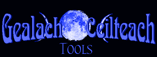 Gealach Ceilteach: Tools Title